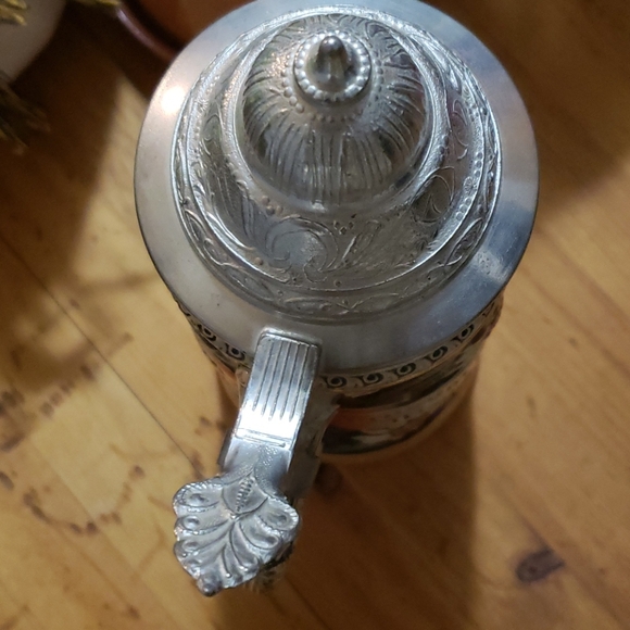 German Stein Pewter Lid 16oz ULM W. Germany - Picture 5 of 5